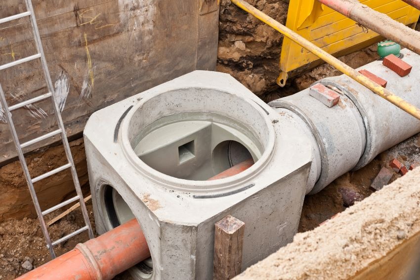 Sewer manhole as a symbol for technical translations in civil engineering